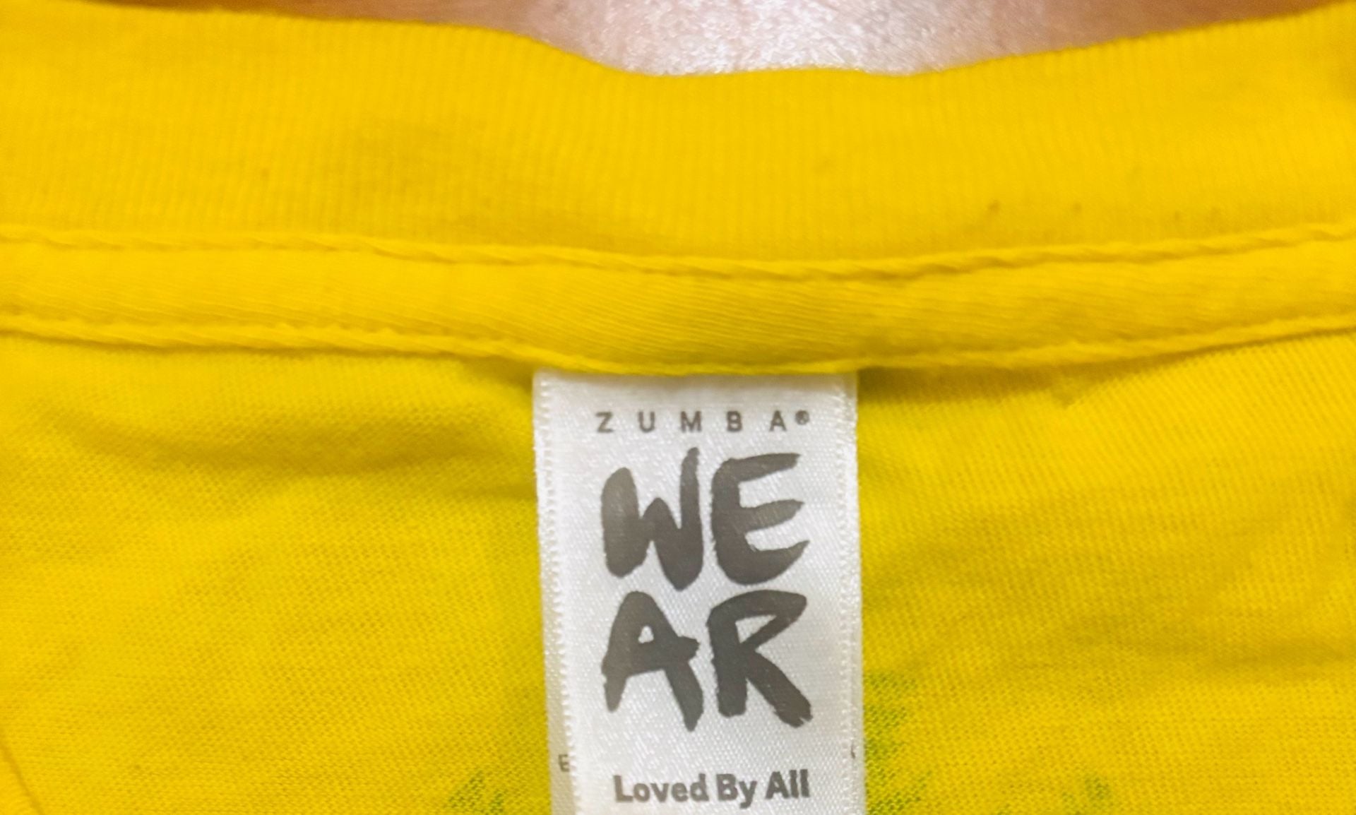 Zumba Dance Tribe Unisex Workout T-Shirt Bright Yellow 5