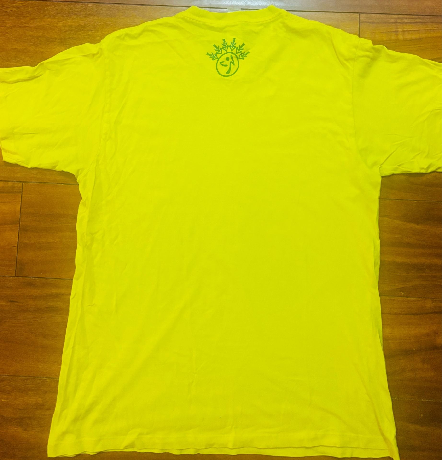 Zumba Dance Tribe Unisex Workout T-Shirt Bright Yellow 7