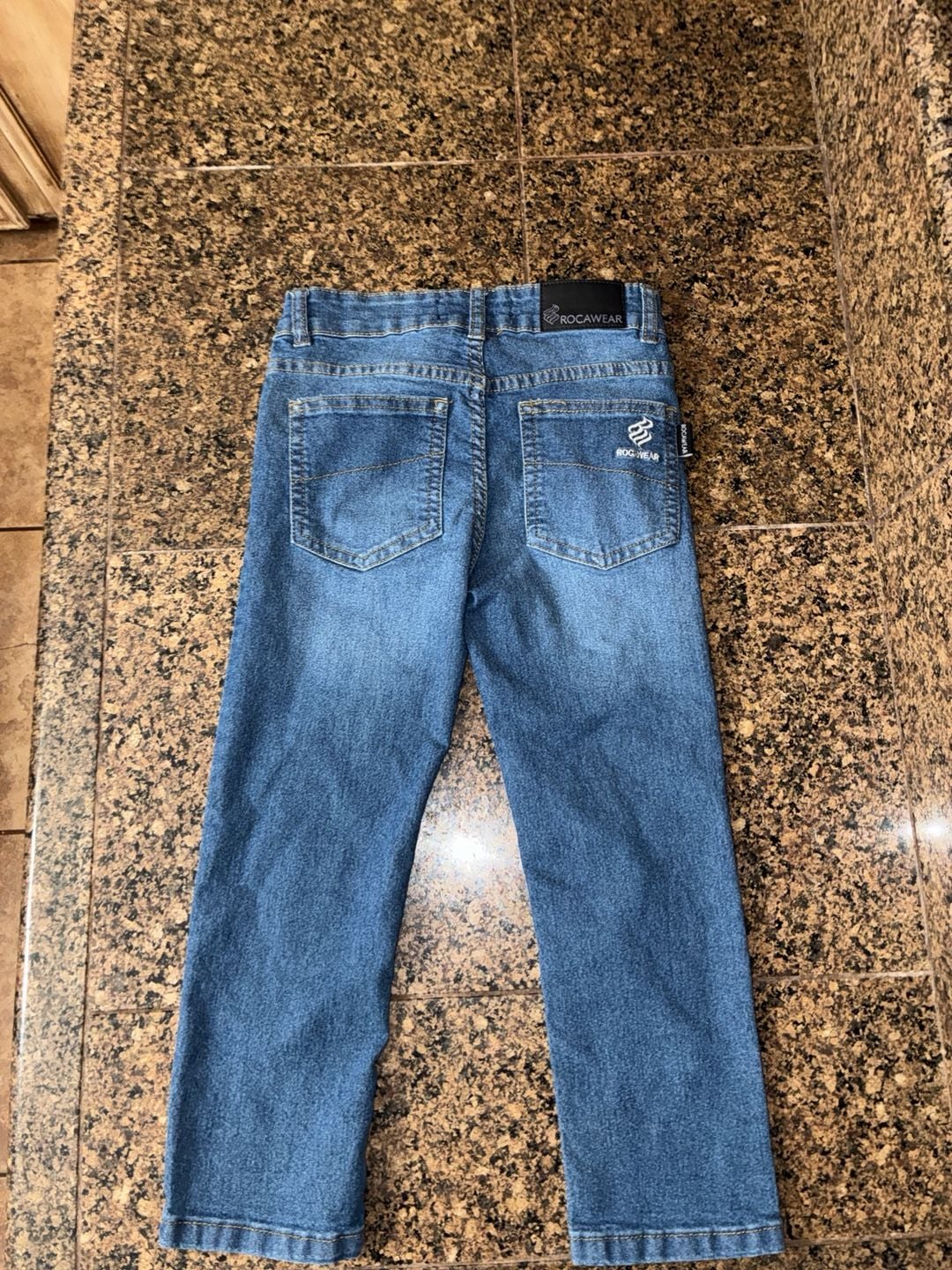 Rocawear Boys Skinny Fit Blue Denim Jeans Size 6 4