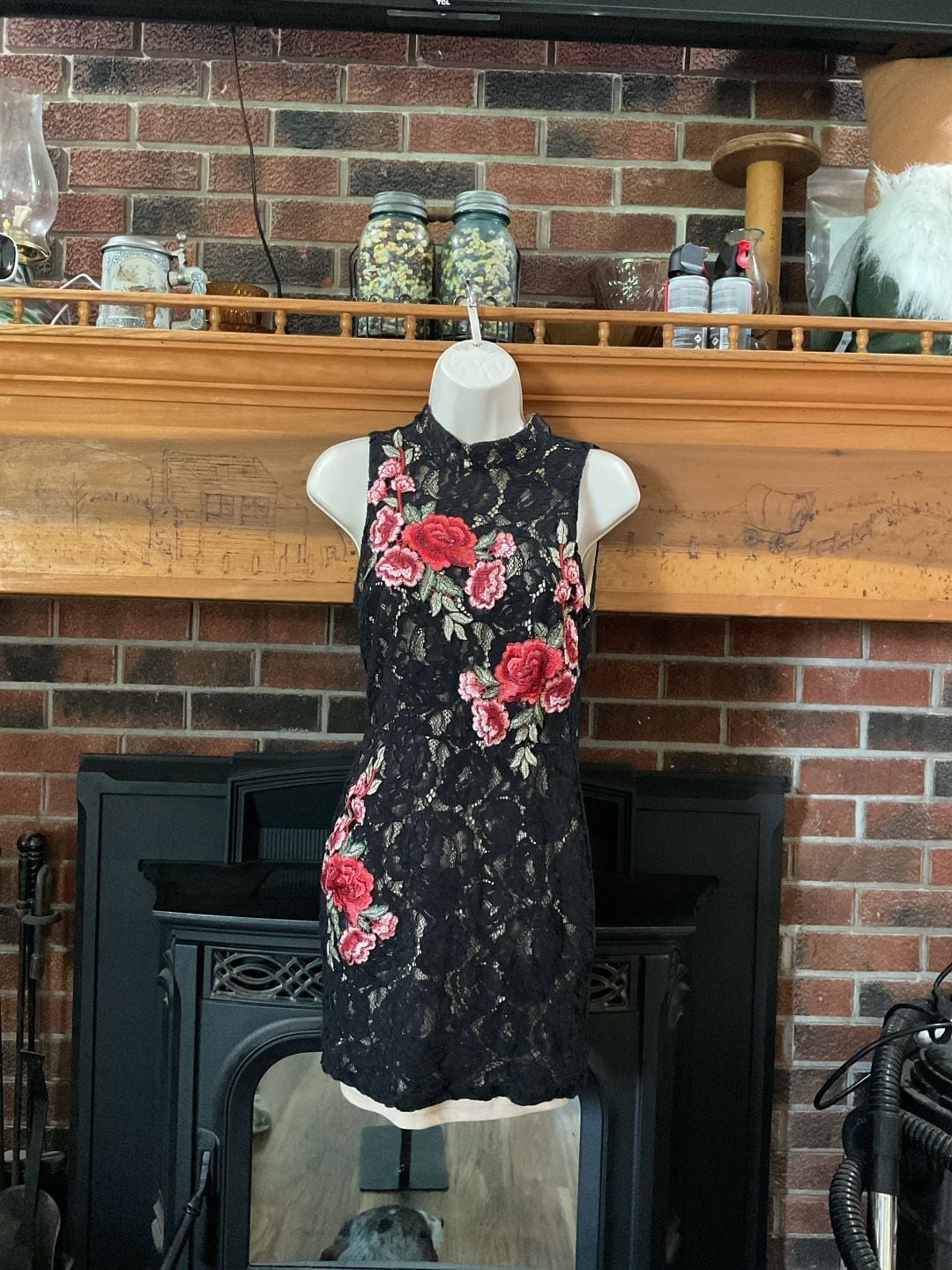 AUW BLACK LACE DRESS 2