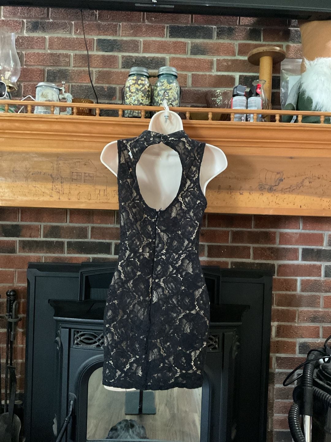 AUW BLACK LACE DRESS 3