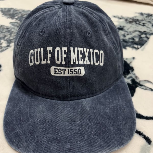 Gulf of Mexico Distressed Baseball Cap - Political Legacy Edition