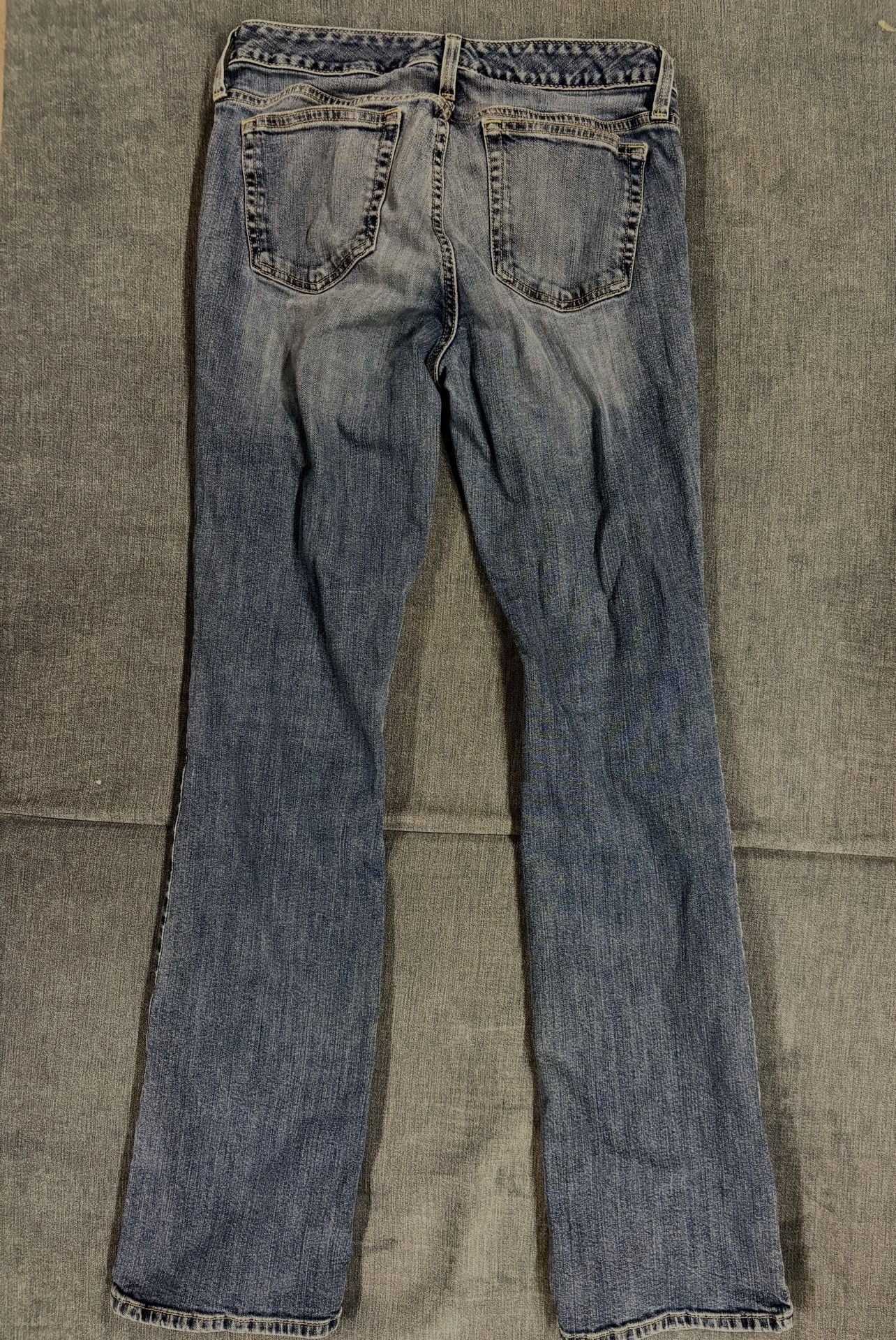 Eddie Bauer Womens Bootcut Jeans Size 8L Long Medium Wash Denim Classic Fit 5