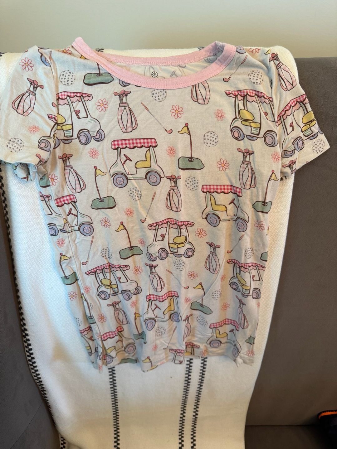 Caden Lane Tee Time Golf Two-Piece Bamboo Pajama Set
3