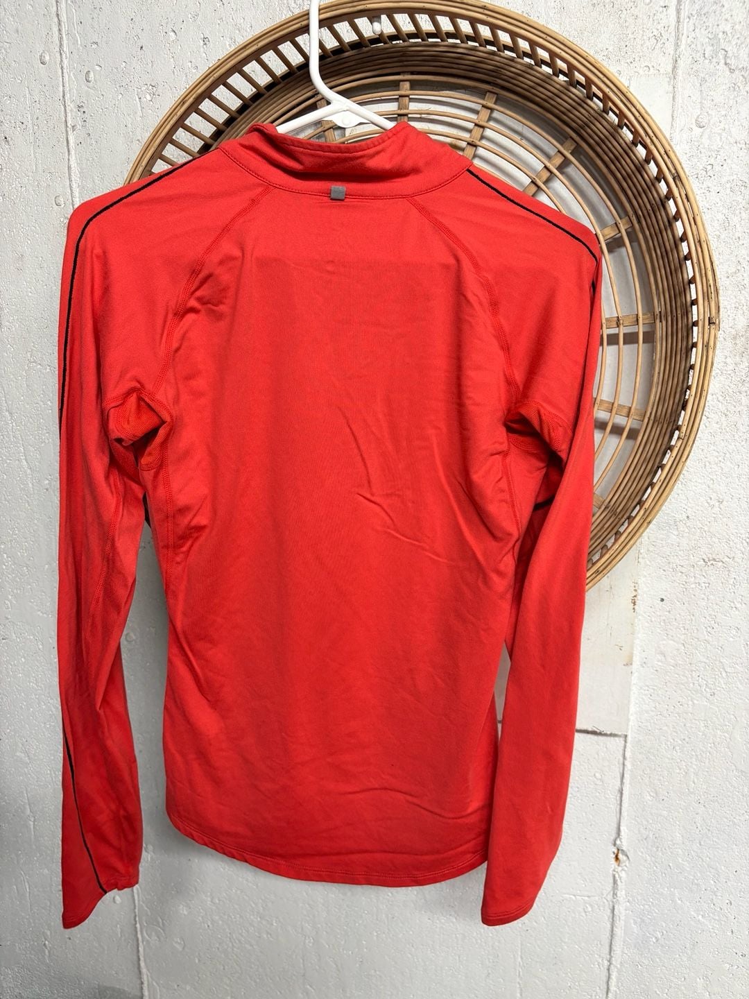 Nike Women's Element Dri-FIT Quarter-Zip Running Top Orange Small 3