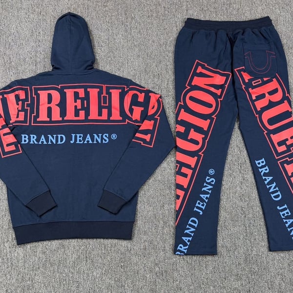 True Religion Overt Arch Logo Full Zip Hoodie