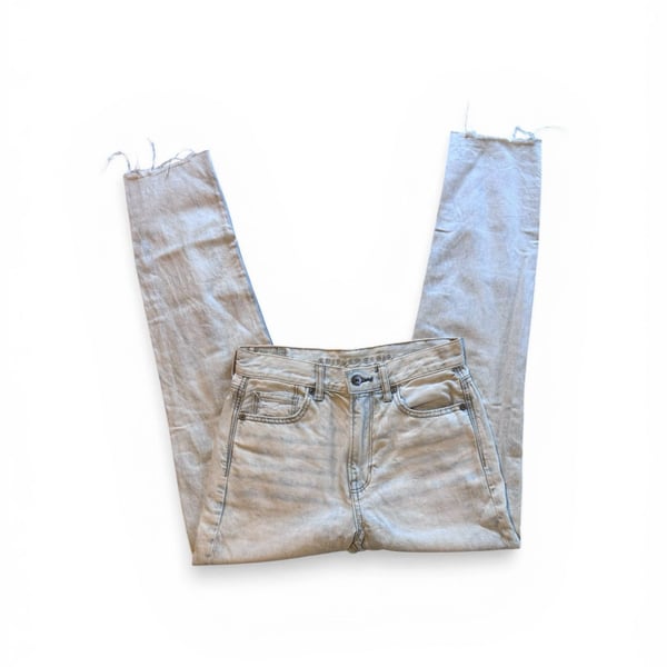 American Eagle Outfitters High-Rise Distressed Mom Jeans Size 2