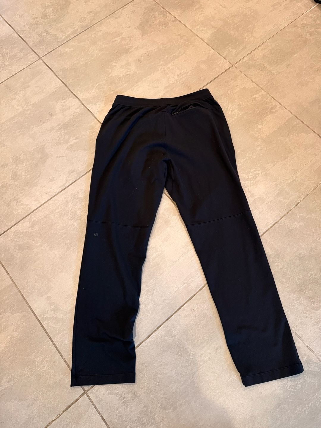 Lululemon On The Fly Pant Woven Drawstring Trousers Black 7