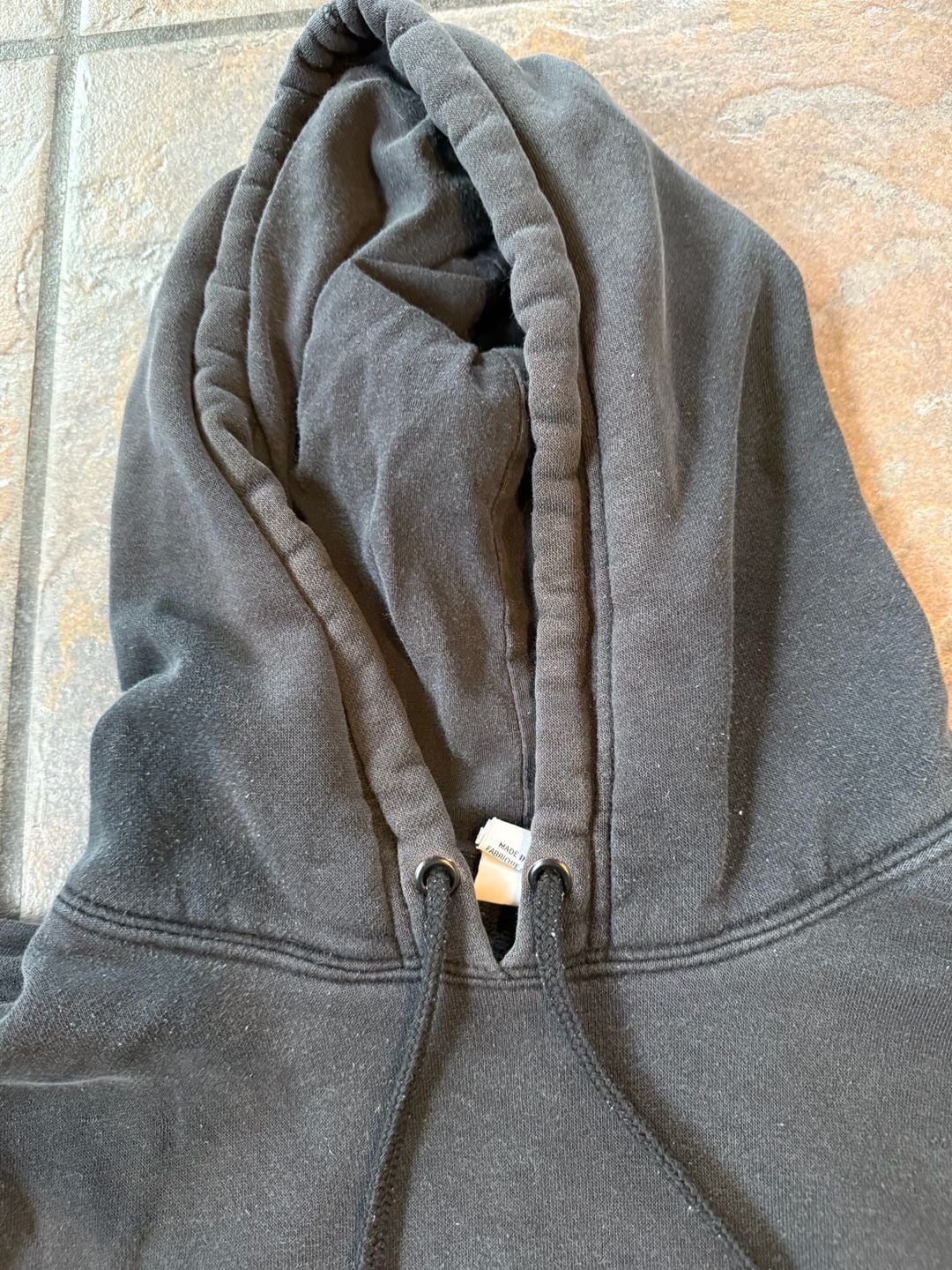 Nike Faded Black Mini Swoosh Hoodie Size Large 4