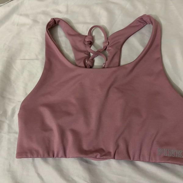 PINK VS Ultimate Unlined Lace-Up Back Sports Bra