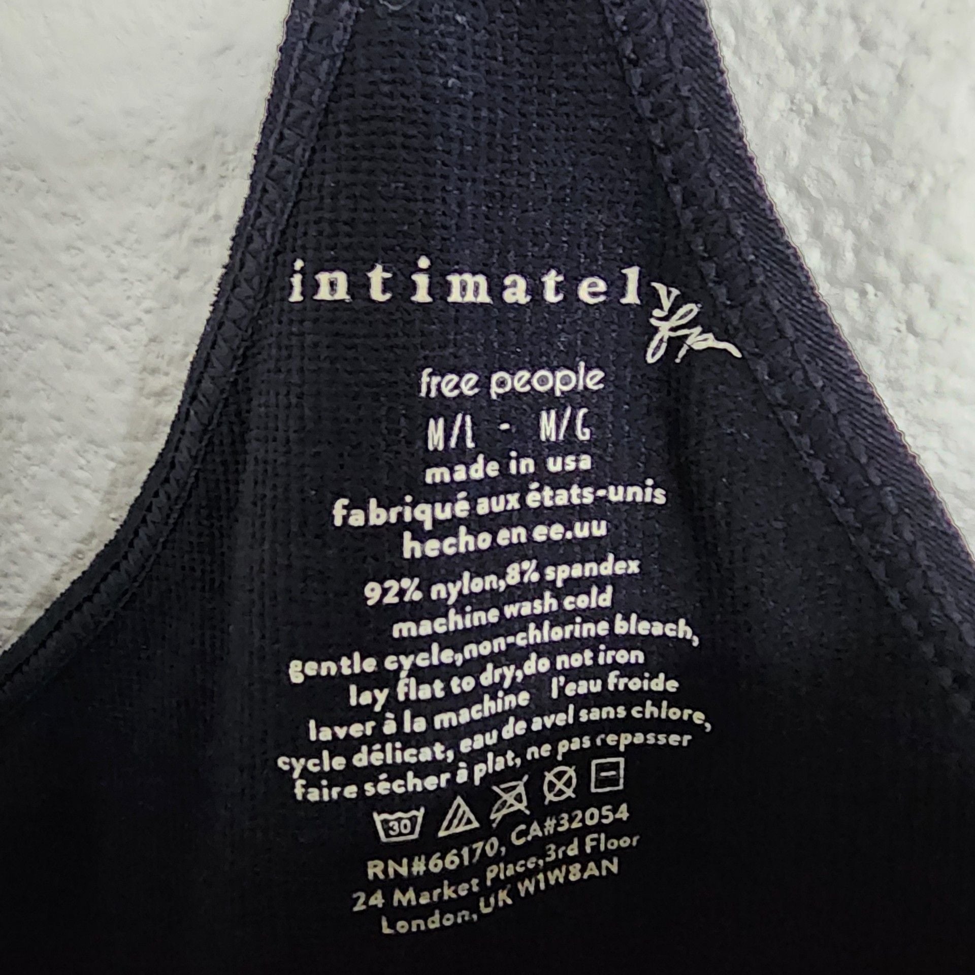 Intimately Free People Skinny Strap Seamless Mini Slip Dress Black 3