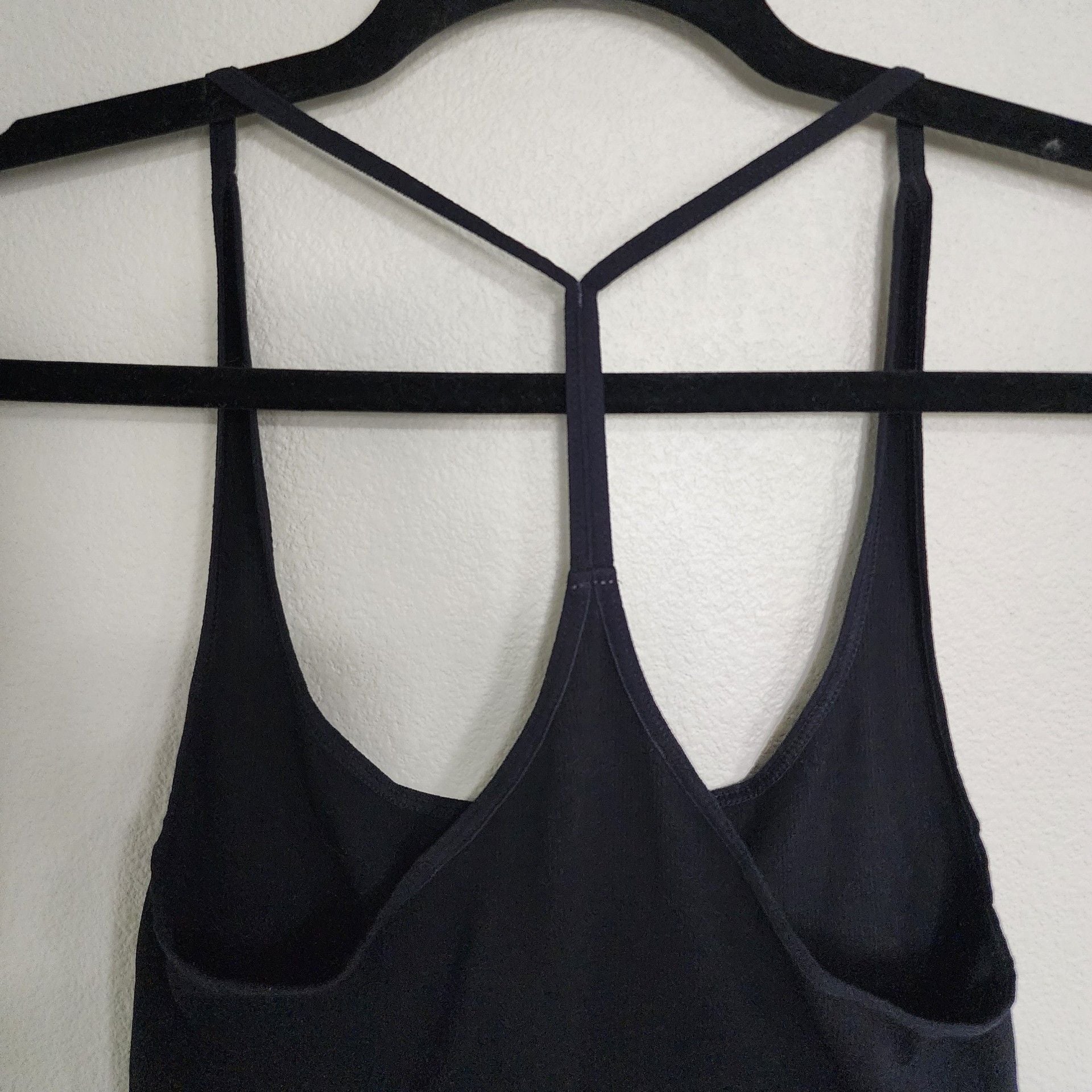 Intimately Free People Skinny Strap Seamless Mini Slip Dress Black 5