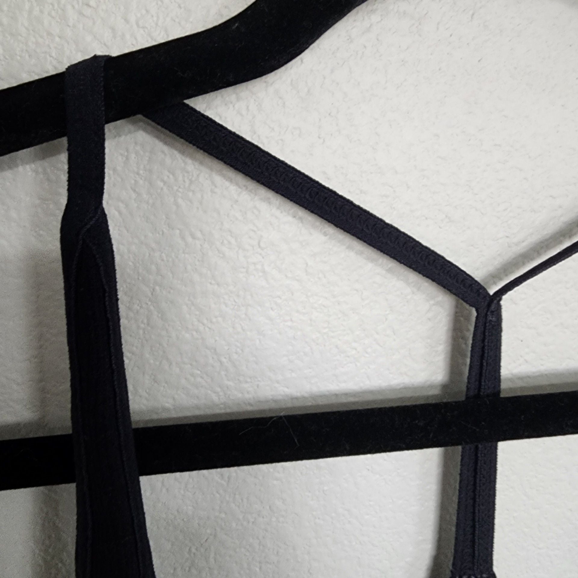 Intimately Free People Skinny Strap Seamless Mini Slip Dress Black 6