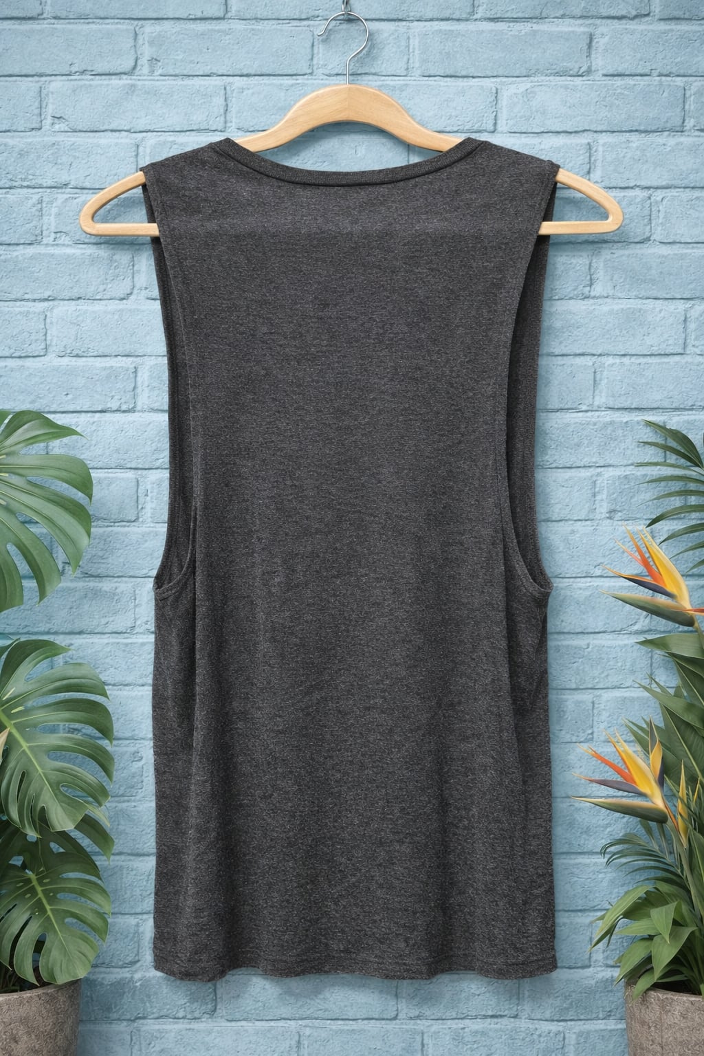 Chameleon Surf Celestial Circle Moon Wave Muscle Tank 3