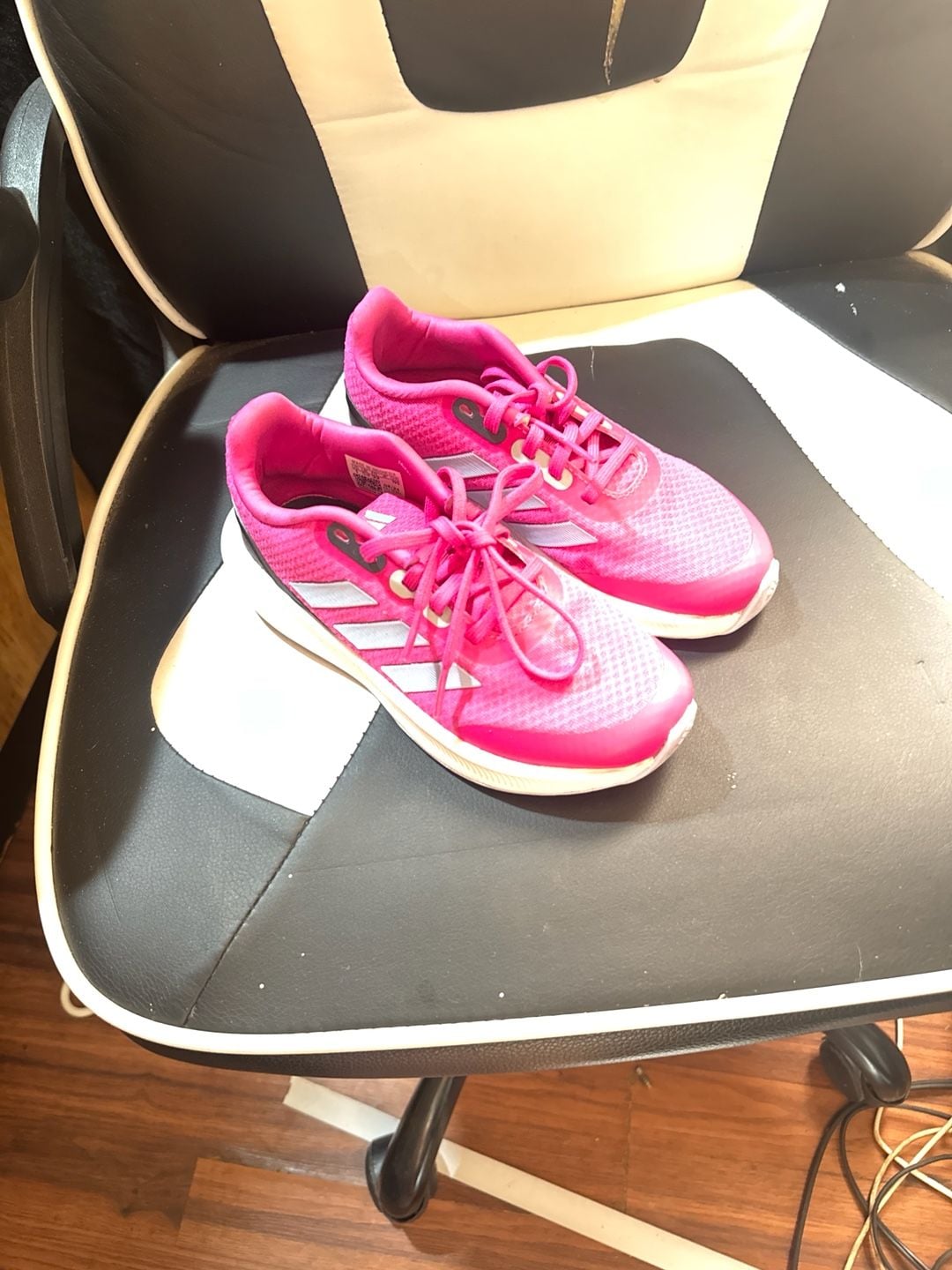Runfalcon 3 Lace Shoes, Pink - Supportive Stride - Girls Size 1 2