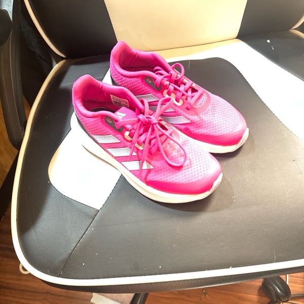 Runfalcon 3 Lace Shoes, Pink - Supportive Stride - Girls Size 1