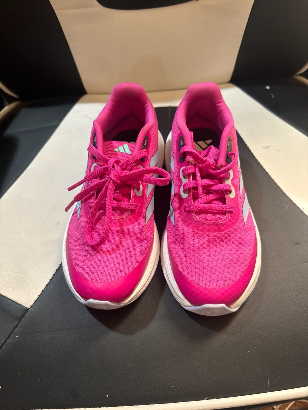 Runfalcon 3 Lace Shoes, Pink - Supportive Stride - Girls Size 1 3