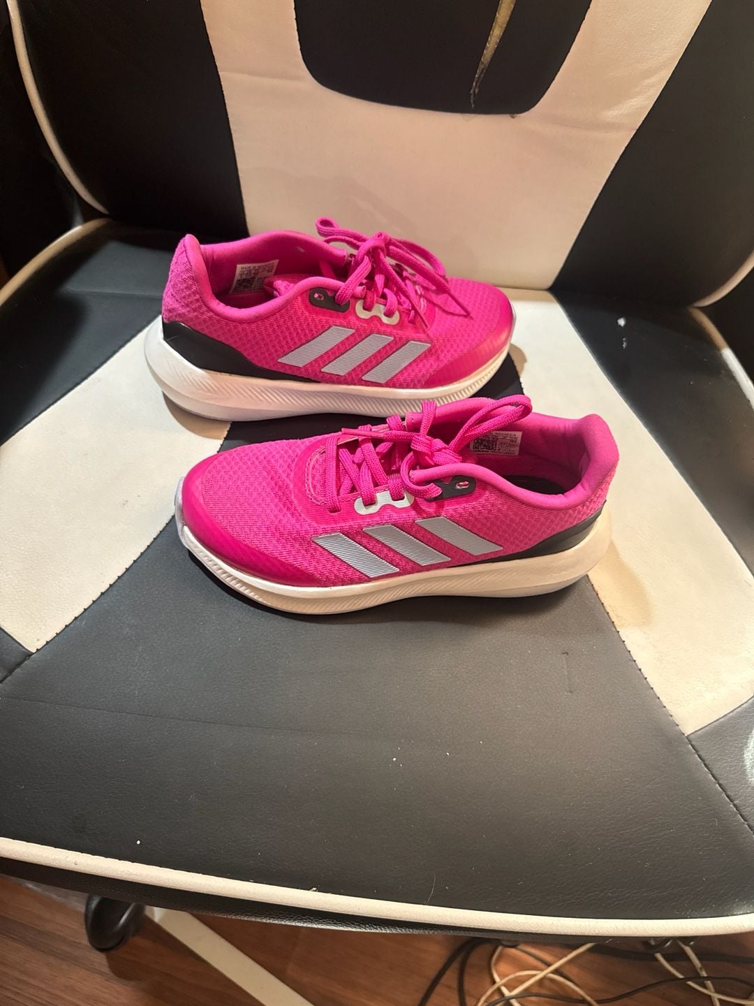 Runfalcon 3 Lace Shoes, Pink - Supportive Stride - Girls Size 1 7