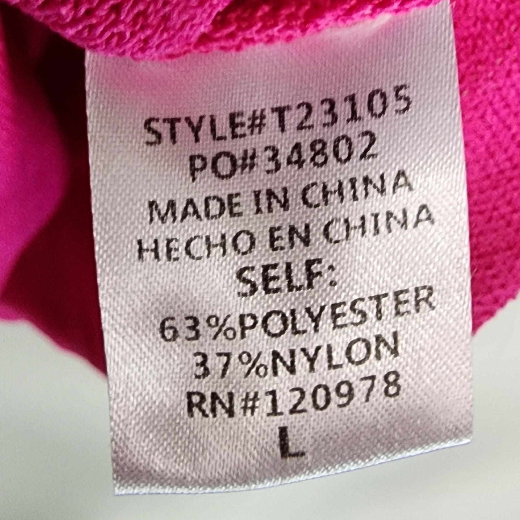 Entro Fuchsia Pearl Trim Sleeveless Knit Sweater Tank Top 5