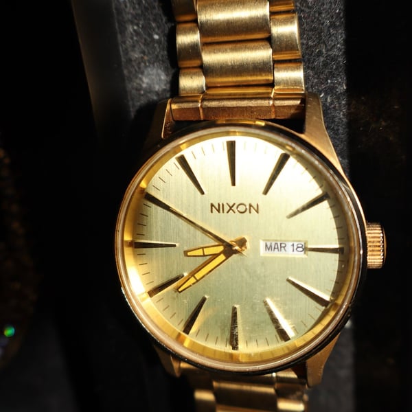 Nixon Sentry SS All Gold Stainless Steel Men's Watch A356
