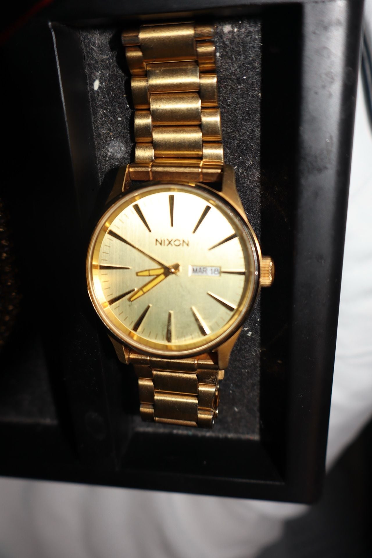 Nixon Sentry SS All Gold Stainless Steel Men's Watch A356 2