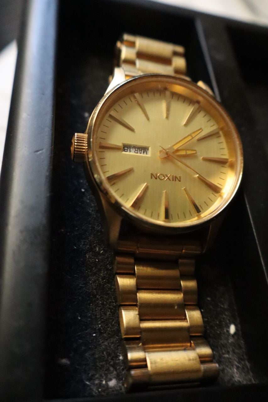 Nixon Sentry SS All Gold Stainless Steel Men's Watch A356 3
