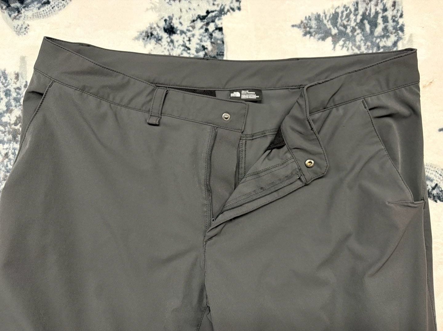 The North Face Gray Straight Leg Outdoor Performance Hiking Pants 3
