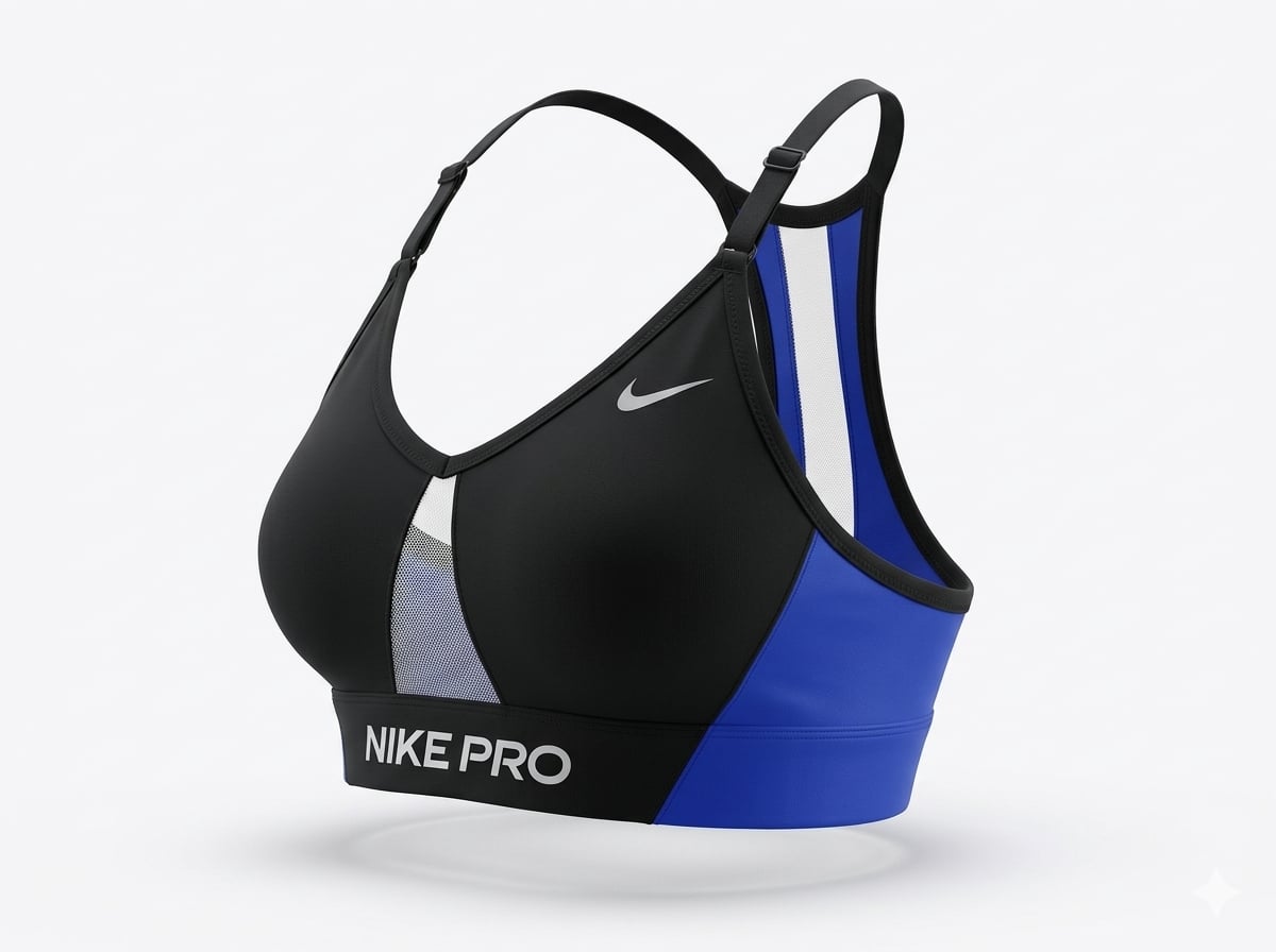 Nike Pro Dri-FIT Indy Women's Light-Support Padded Color-Block Sports Bra 2