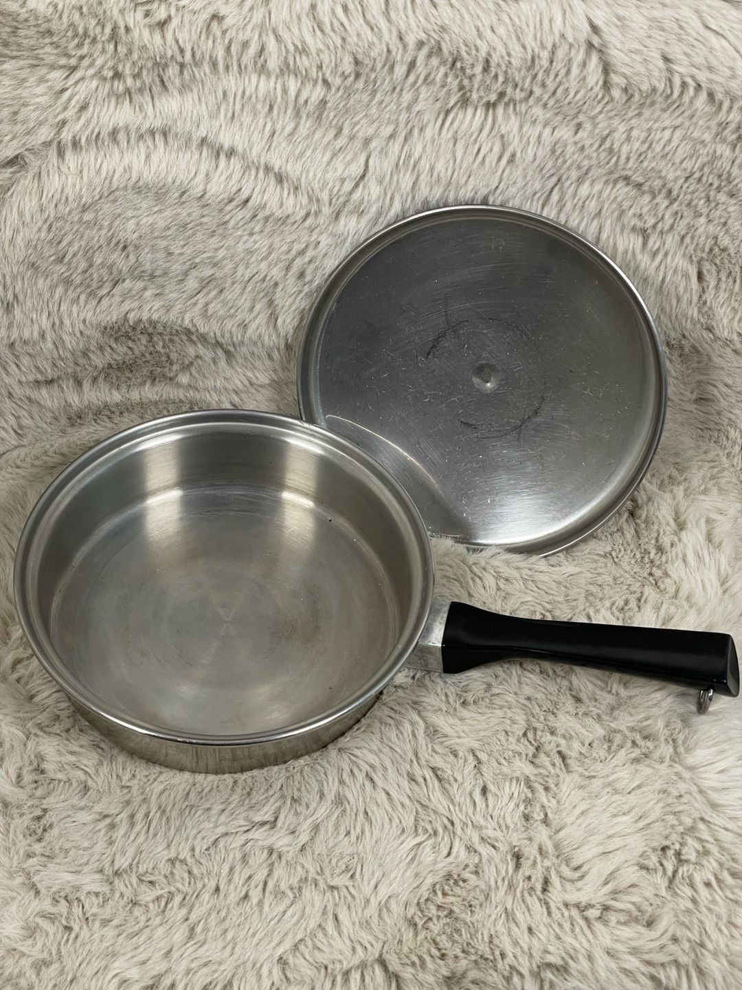 Vintage Fashion Manor J.C. Penney Stainless Steel Pot/Pan Set w/Lids - 6 Piece 7