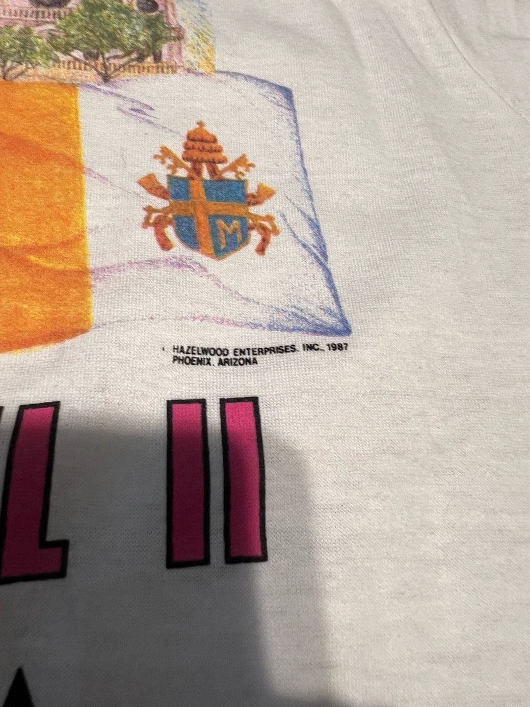 RARE VINTAGE 1987 Pope John Paul II INTERNET ENTERTAINMENT GROUP SHIRT... 4