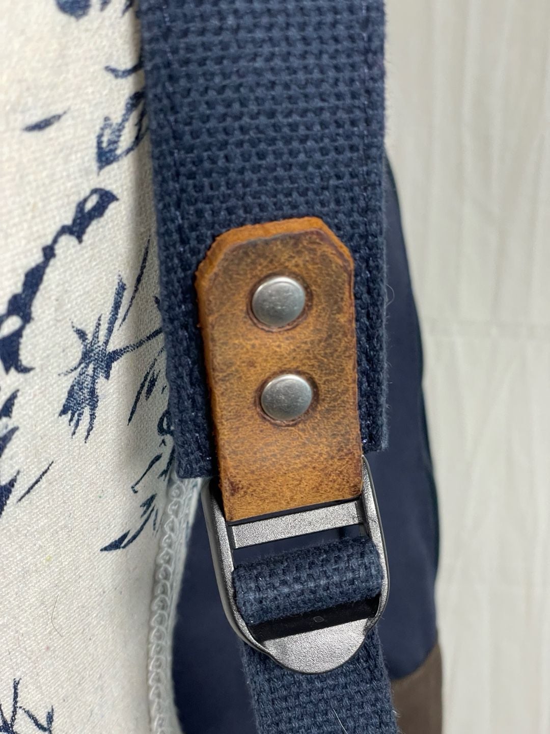 Jack + Mulligan Miller Canvas Leather Trim Backpack Made in the USA 7