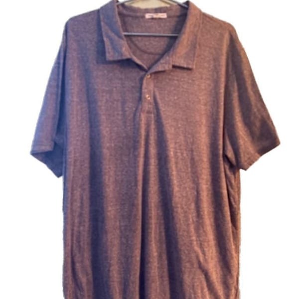 Ted Baker Mens Detail SS Polo Shirt Heather Maroon or Green, 264005 Sz 4(L), NWT