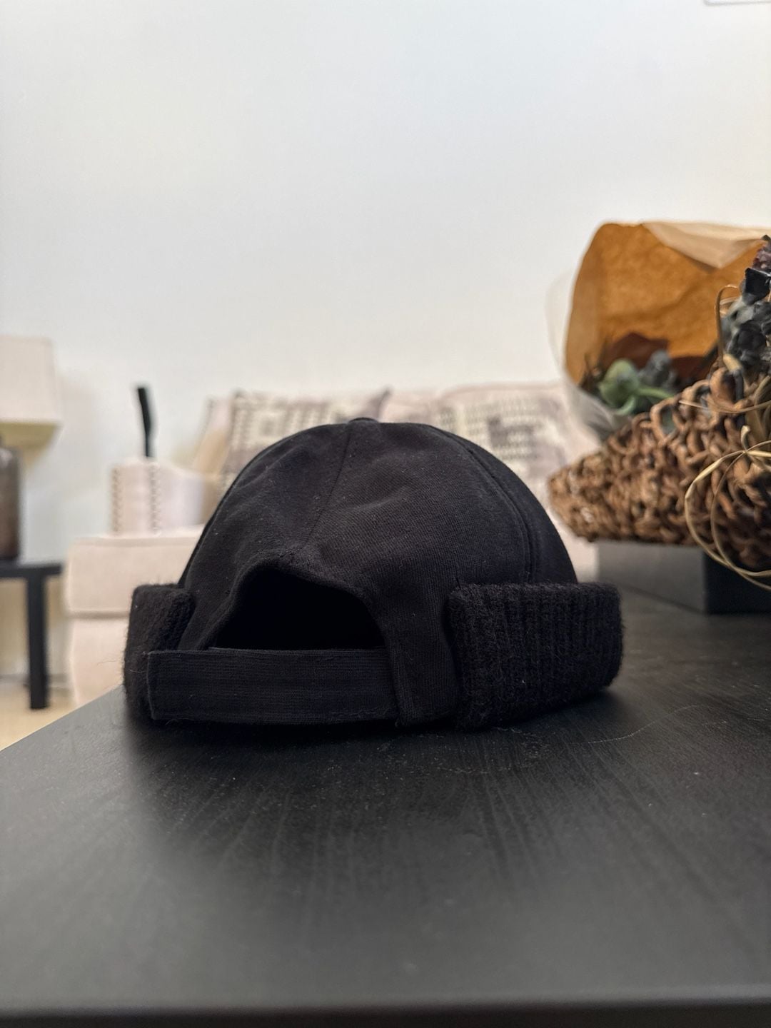 Felt Brimless 6-Panel Hat 1