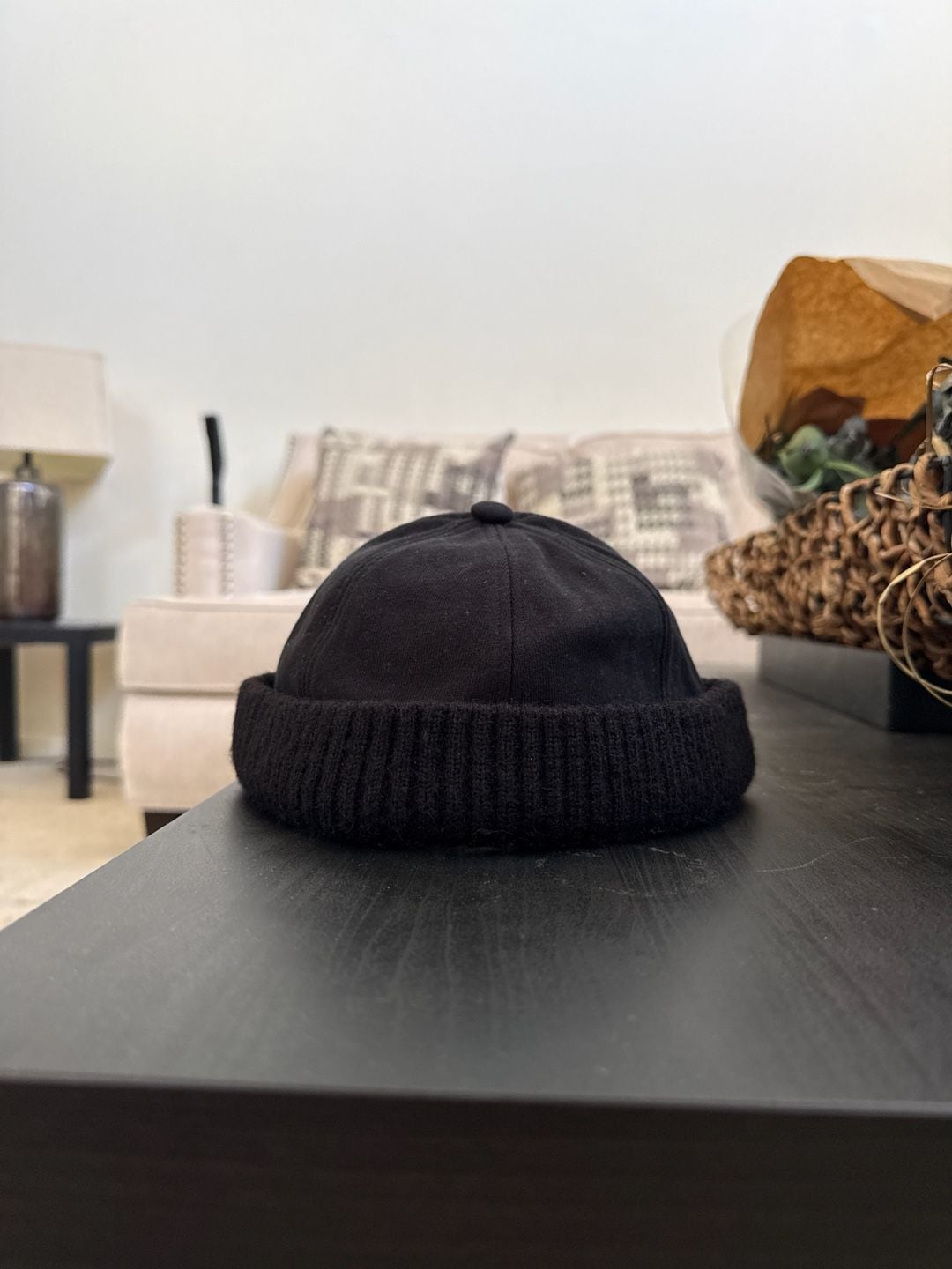 Felt Brimless 6-Panel Hat 2