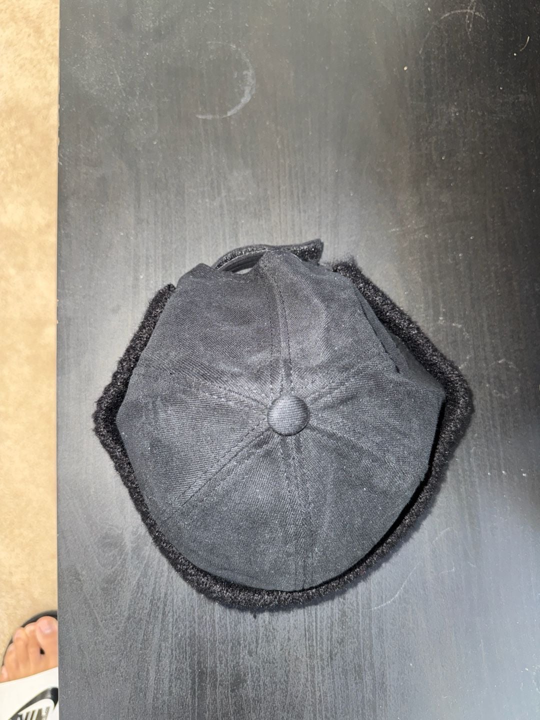 Felt Brimless 6-Panel Hat 3