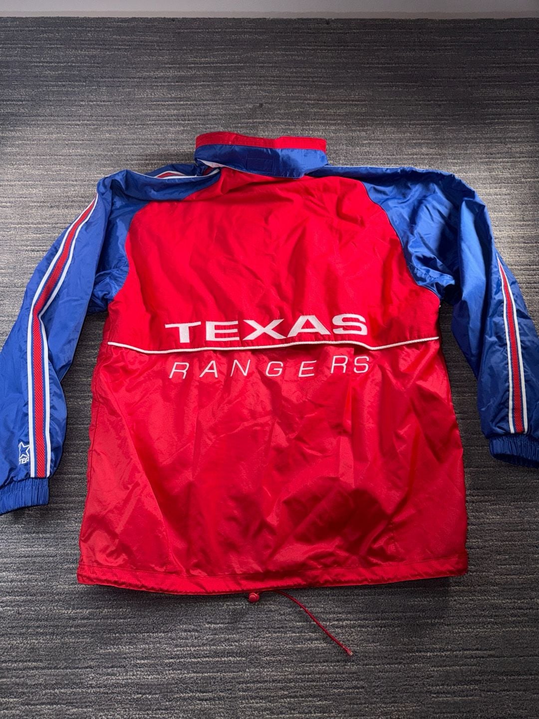 Vintage Genuine MLB Starter MED Jacket Texas Rangers Baseball Club Windbreaker 8