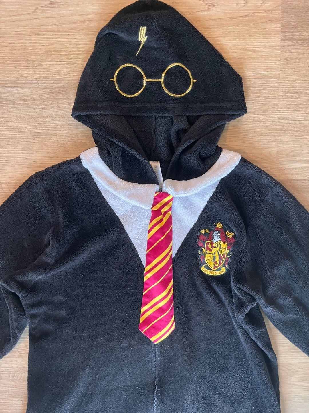Harry Potter, Gryffindor Union Sleep Wear Comfort One Piece, Halloween, S/M 3