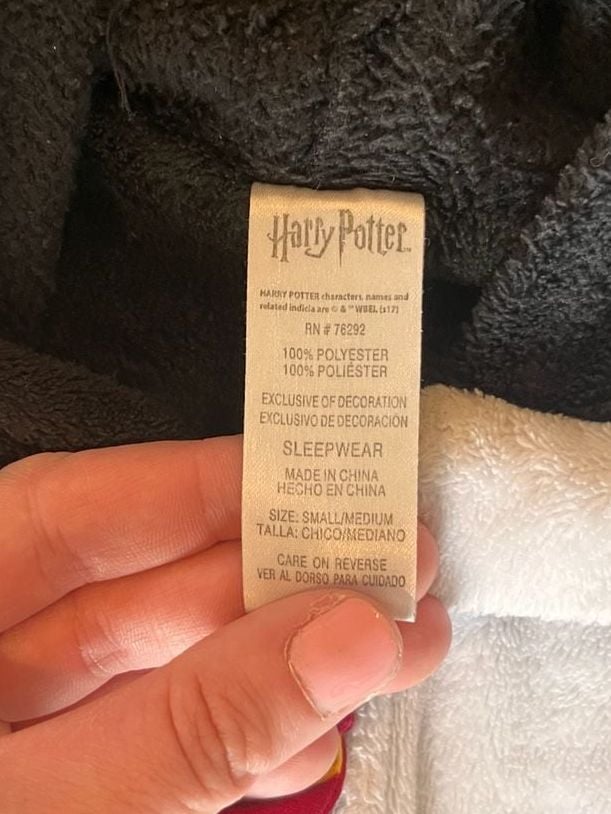 Harry Potter, Gryffindor Union Sleep Wear Comfort One Piece, Halloween, S/M 4