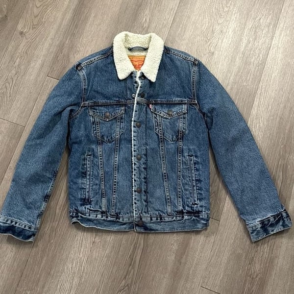 Levi's Vintage Type 3 Sherpa-Lined Denim Trucker Jacket