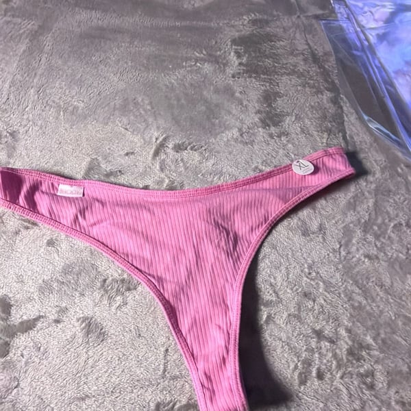 Cotton On Body Pink Ribbed Hipster G-String