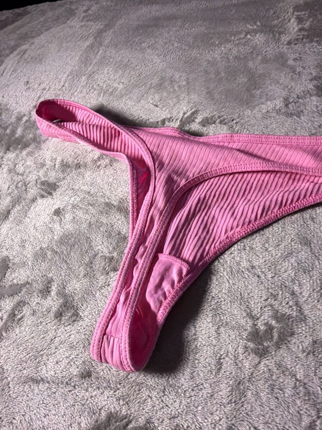 Cotton On Body Pink Ribbed Hipster G-String 4