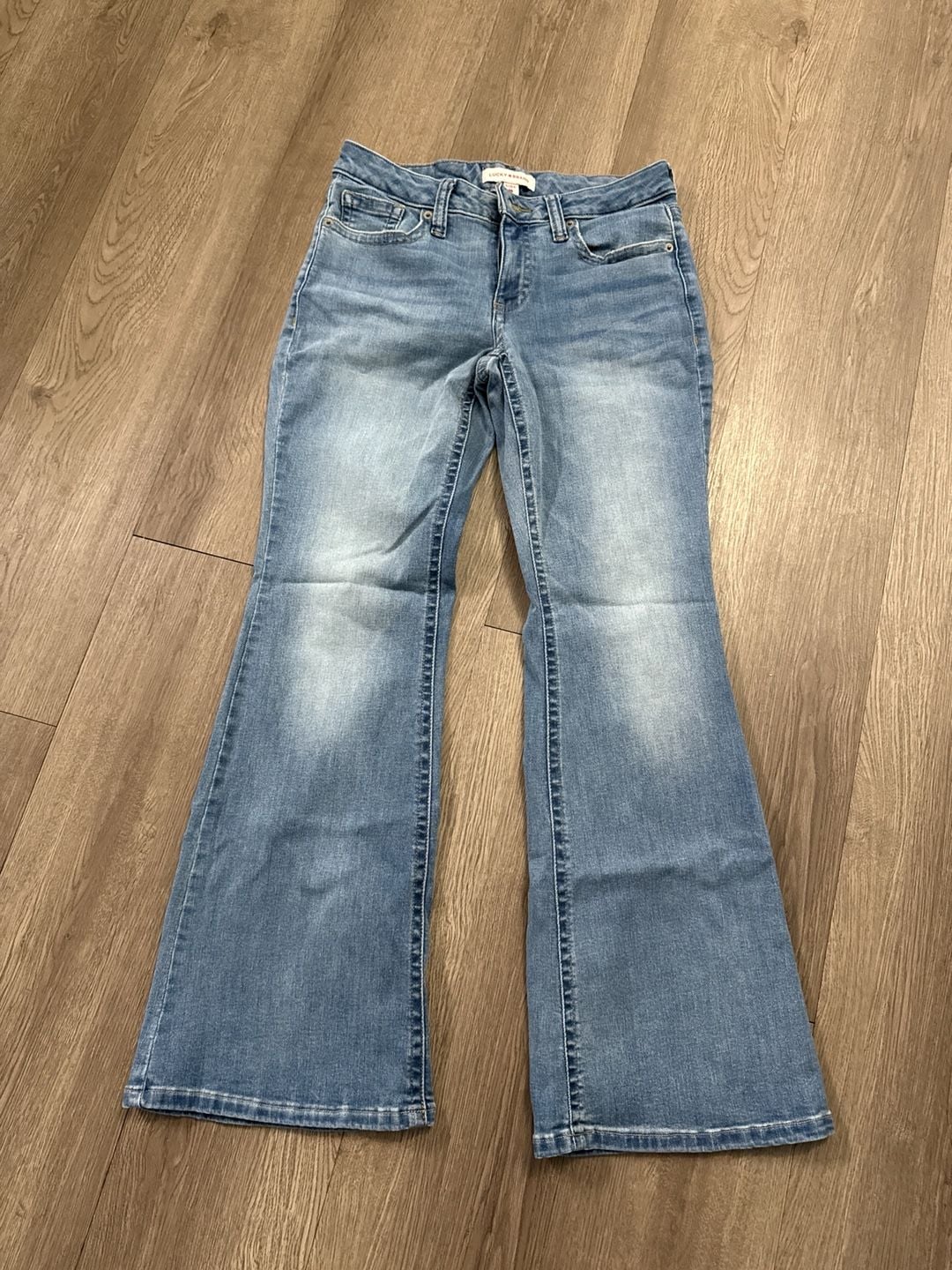 Lucky Brand Girls Mid Rise Flare Jeans Size 6/28A 2