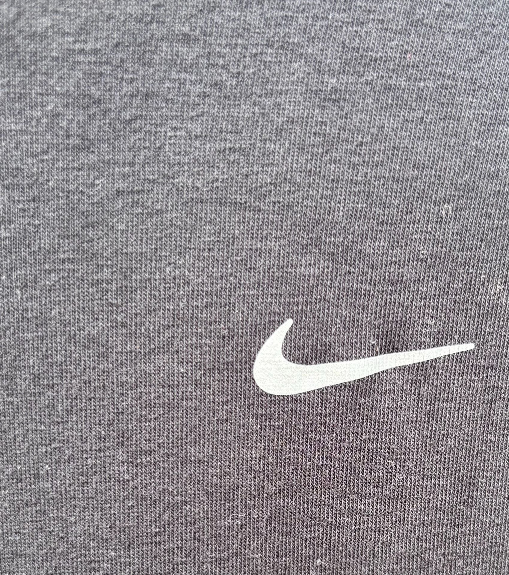 Nike Dri-FIT Women's Small Black Striped Hooded Performance Running Top 7