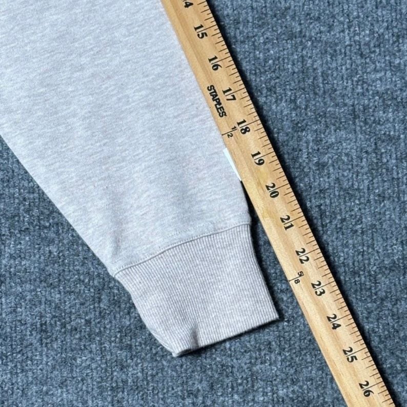 Suitsupply Crewneck Sweatshirt Mens Small Beige Heather Raglan Cotton Pullover 11