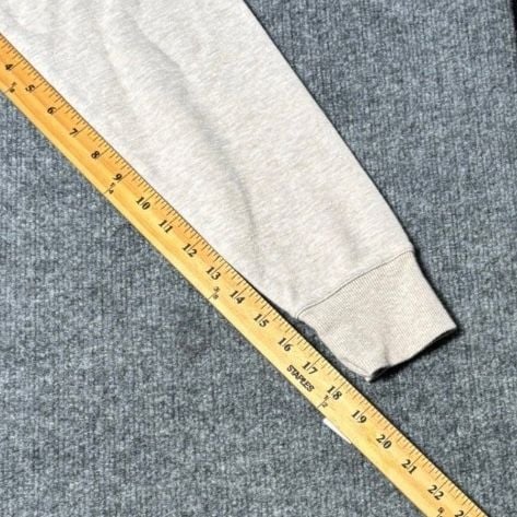Suitsupply Crewneck Sweatshirt Mens Small Beige Heather Raglan Cotton Pullover 13
