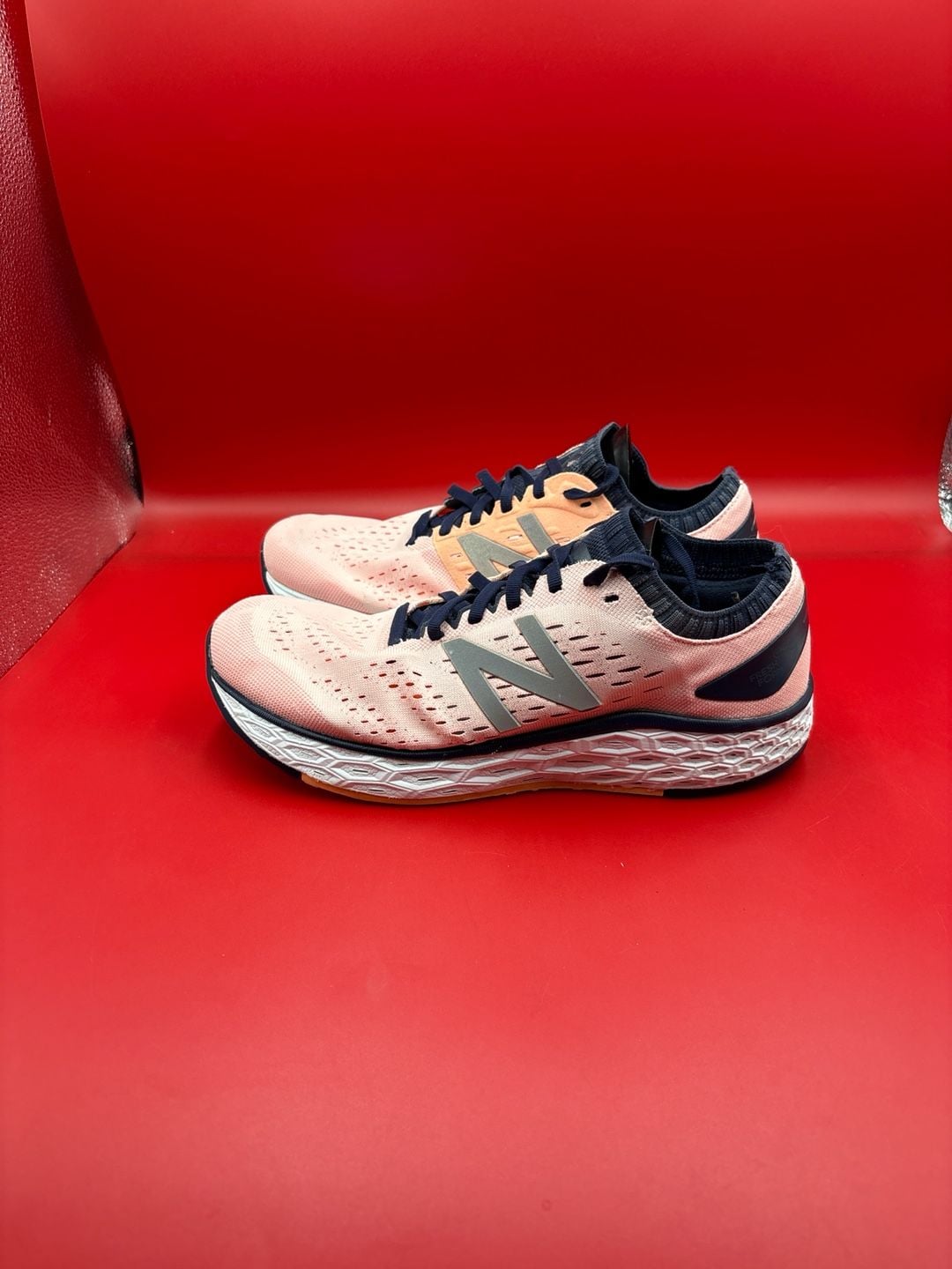 New Balance Fresh Foam Vongo v4 Women's Running Shoes Peach Soda/Natural Indigo Size 10.5 2