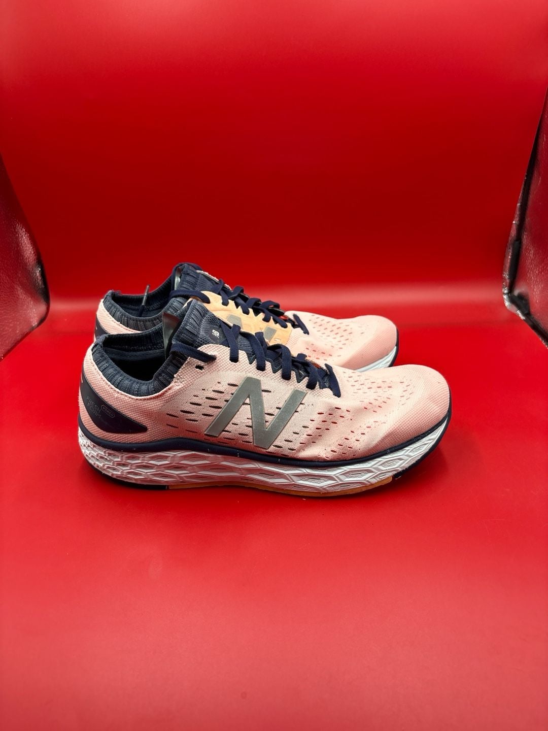 New Balance Fresh Foam Vongo v4 Women's Running Shoes Peach Soda/Natural Indigo Size 10.5 4