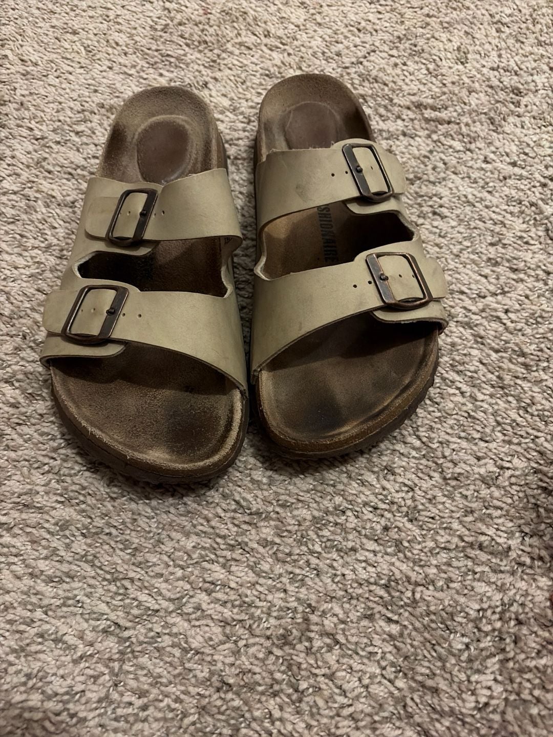 CUSHIONAIRE Women's Lane Cork Footbed Sandal with +Comfort in Stone Nubuck 5