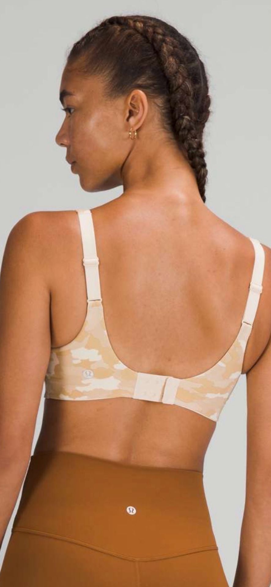 Lululemon Alignment Straight Strap Bra Heritage 365 Camo Beige 8 A/B 3