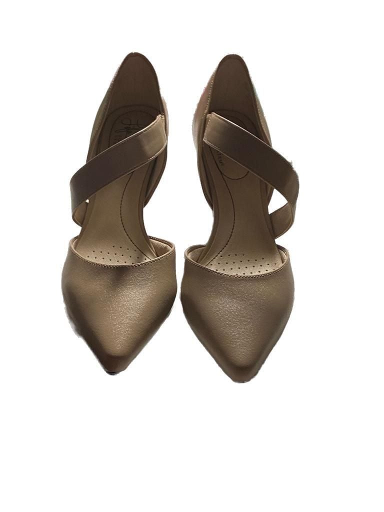 LifeStride Suki Soft System Asymmetric Strap Pumps Taupe 2